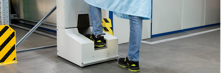 Máy vệ sinh giày HEUTE Solamat 100 tại các nhà máy nguyên liệu thực phẩm Máy vệ sinh giày HEUTE Solamat 100 tại các nhà máy nguyên liệu thực phẩm