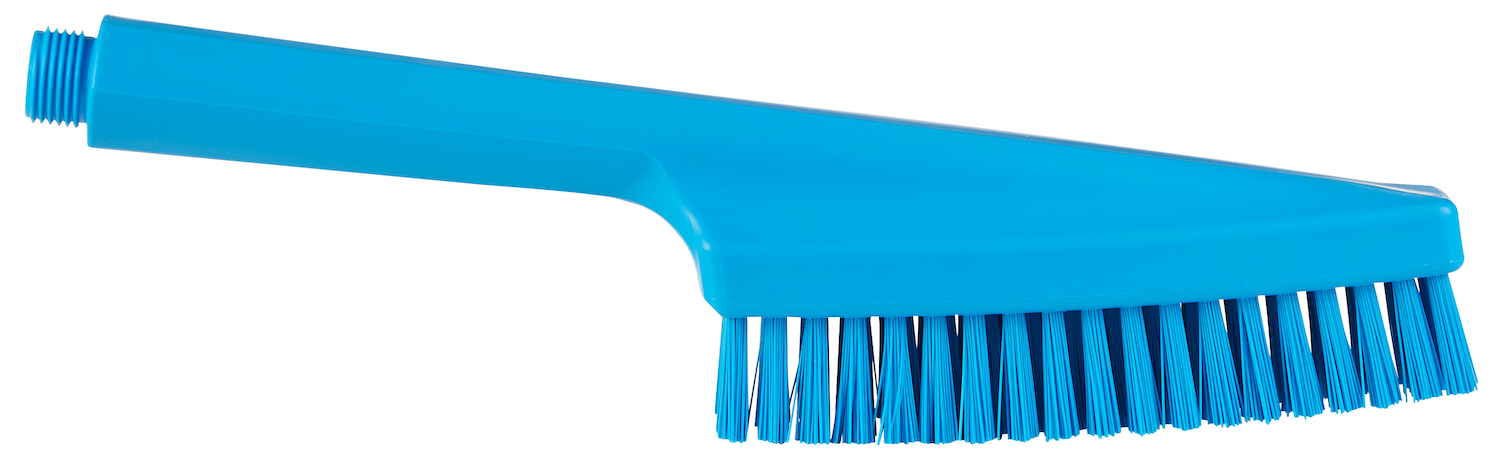 Hand Brush, waterfed, 330 mm, Hard, Blue