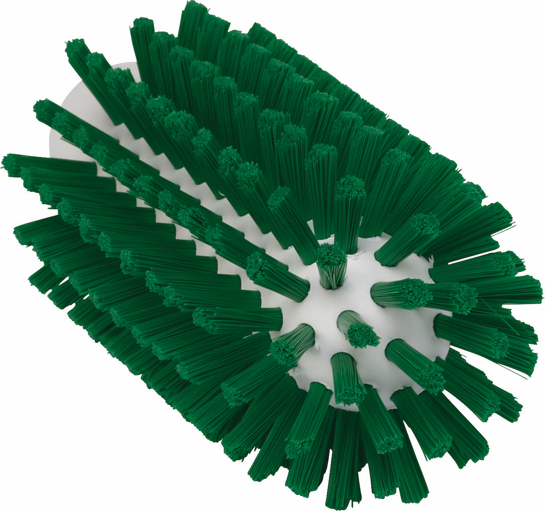 Pipe Cleaning Brush f/handle, Ø63 mm, 145 mm, Hard, Green
