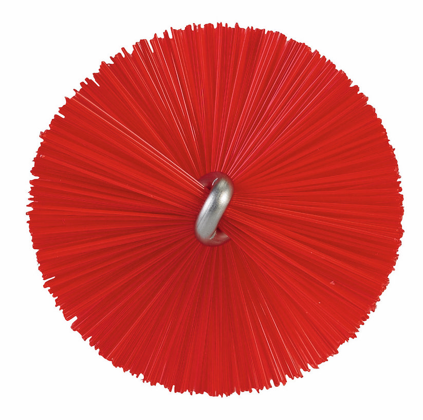 Tube Brush, Ø40 mm, 510 mm, Hard, Red