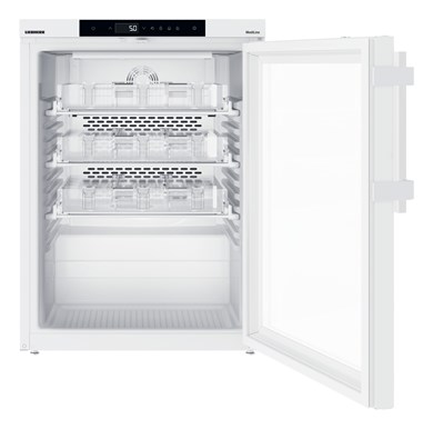 Liebherr MKUv 1613 pharmaceutical refridgerator, +5 °C, 109 L, with medicine drawers, Comfort controller, compliant with DIN 13277, glass door