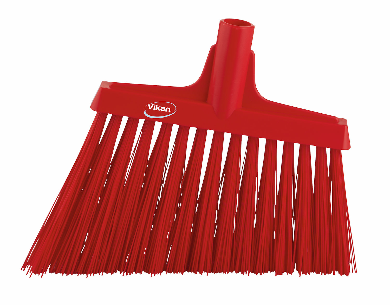 Broom, Angle Cut, 290 mm, Very hard, Red