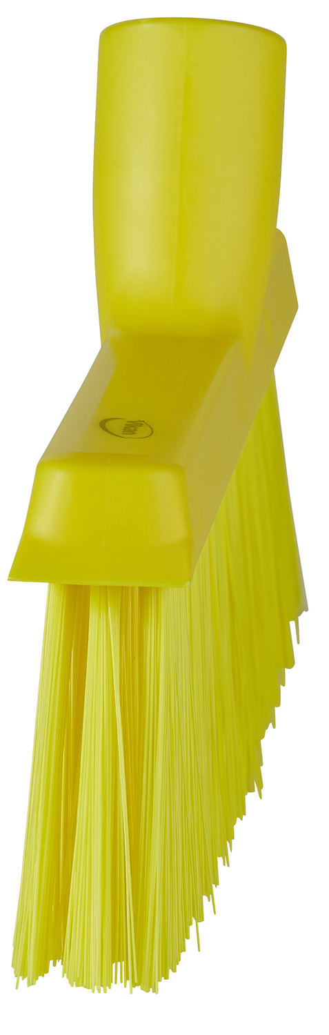 Vikan Dustpan Broom with Angled Thread, 250 mm, Medium, Yellow