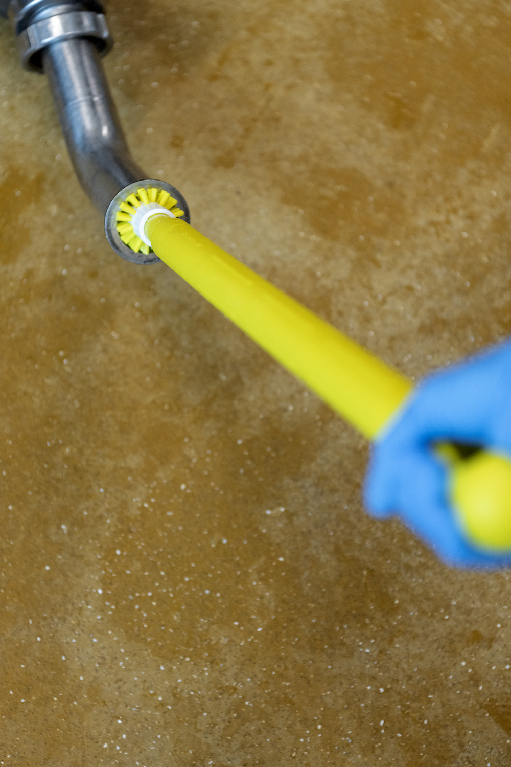 Ultra Hygienic Handle, Ø32 mm, 1000 mm, Yellow