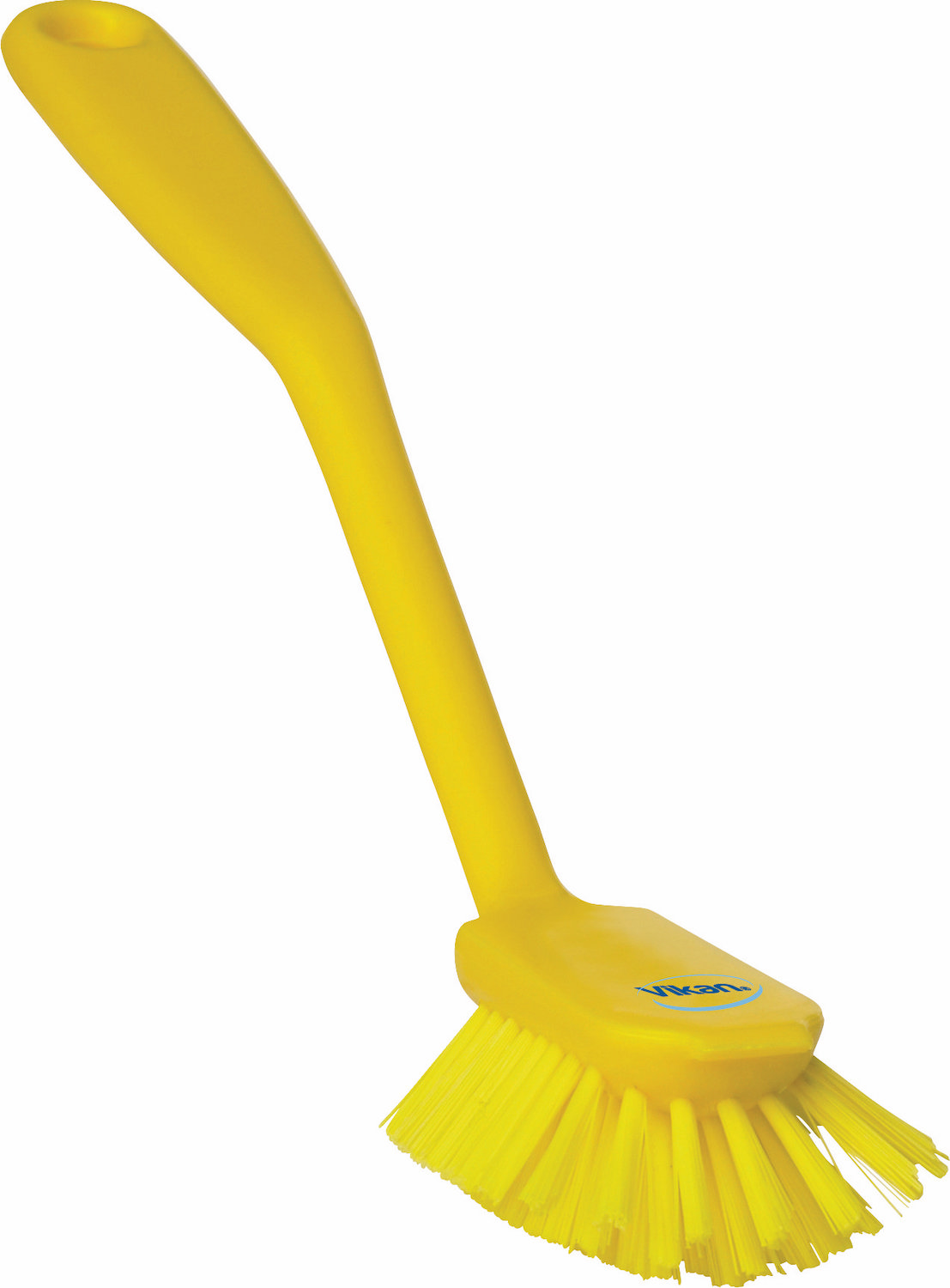 Dish Brush w/Scraping Edge, 280 mm, Medium, Yellow