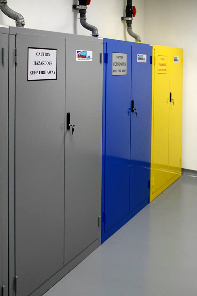 Hazardous Storage Cabinet, 90Gal, (mm) 1092 x 864 x 1651