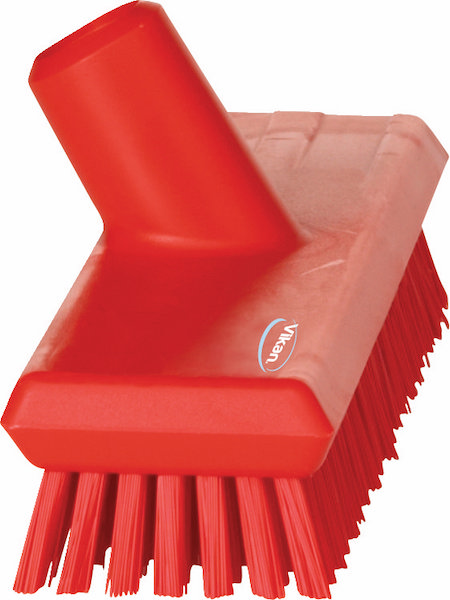 Deck Scrub, waterfed, 270 mm, Very hard, Red