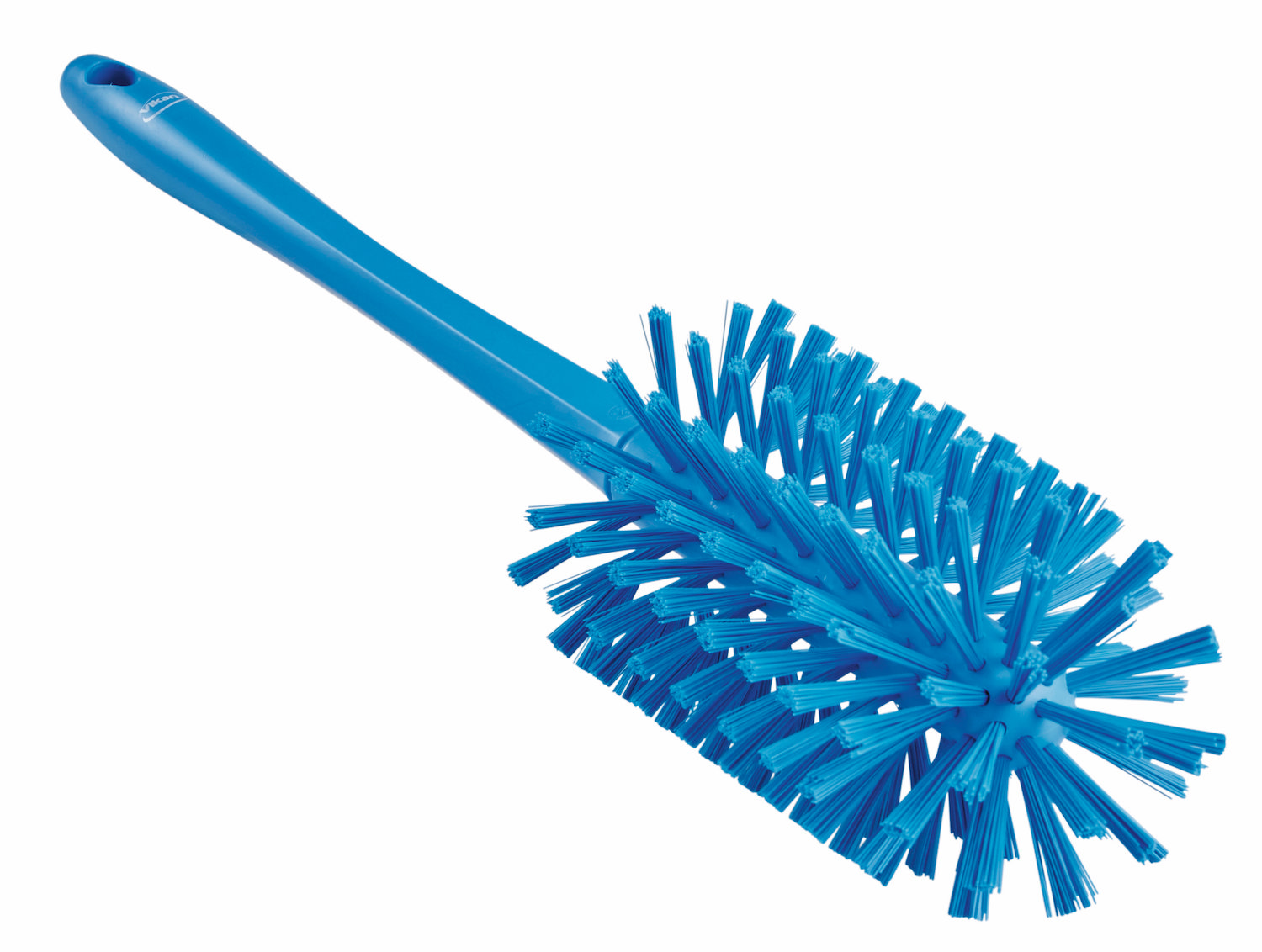 Pipe Brush w/handle, one piece, Ø90 mm, 430 mm, Medium/hard, Blue