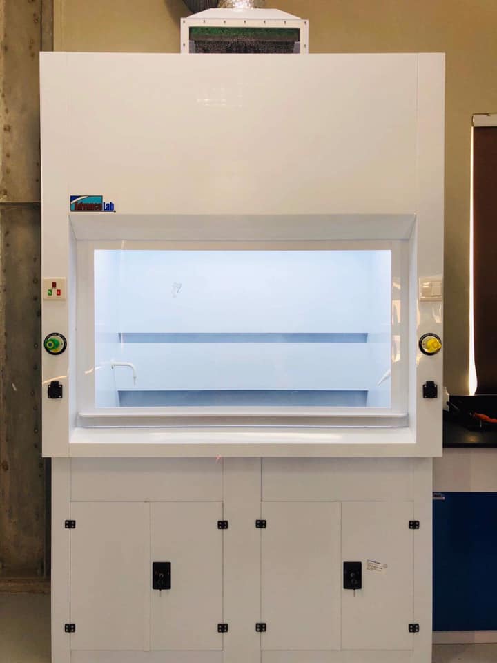 Polypropylene Fume Hood, ducted, (mm) 1520 x 920 x 2420