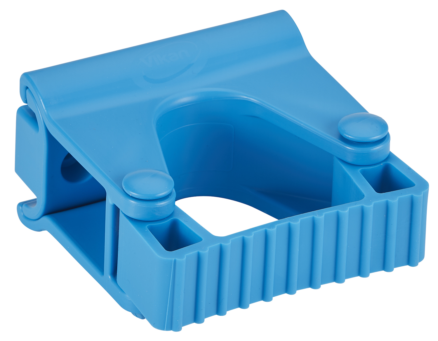 Vikan Hygienic Wall Bracket, Grip Band Module, 83 mm, Blue