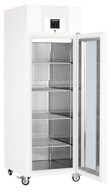 Liebherr LKPv 6523 laboratory refridgerator, 0 °C ... +16 °C, 430 L, Profi electronic controller, stainless steel inner liner, glass door