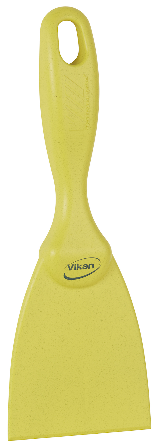 Vikan Hand Scraper, Metal Detectable, 75 mm, Yellow
