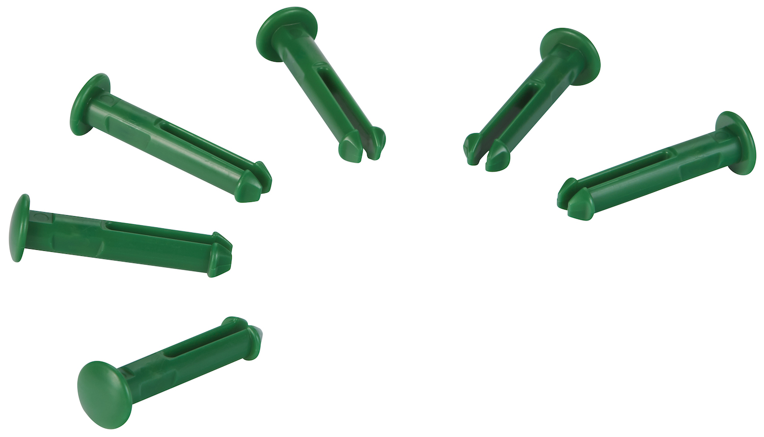 Vikan 6 spare part pins for 1011x & 1013x, Green