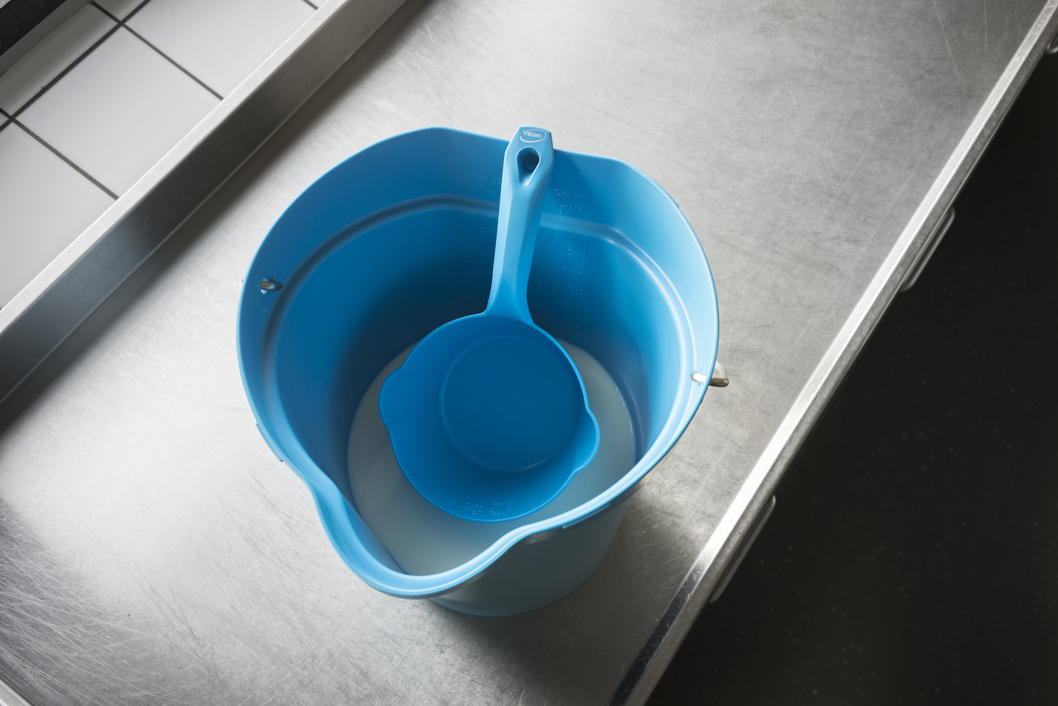 Vikan Round Bowl Scoop, 295 mm, , Blue