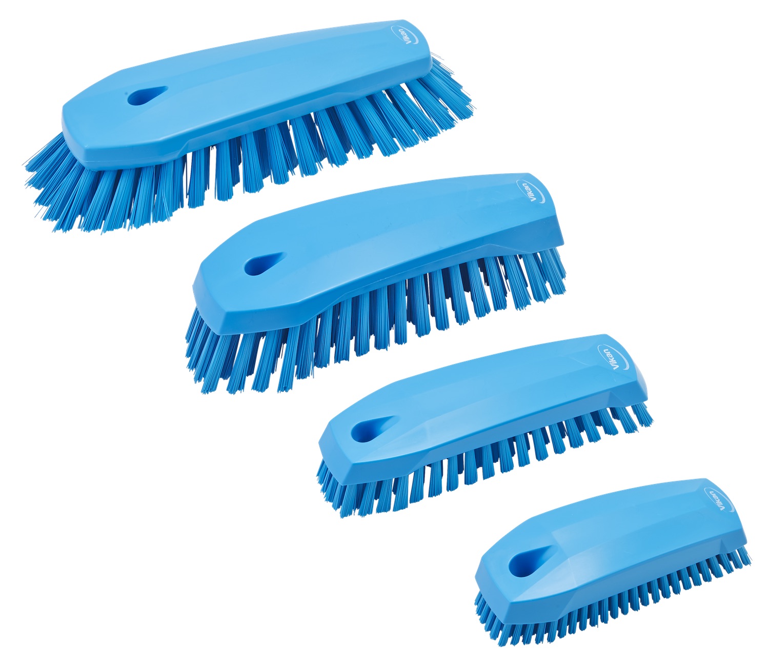 Vikan Hand Brush XL, 240 mm, Very hard, Blue