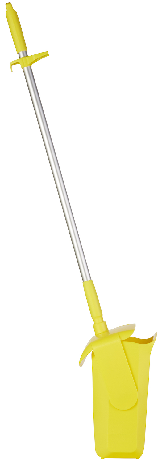 Vikan Dustpan set, closable with broom, 335 mm, Medium, Yellow