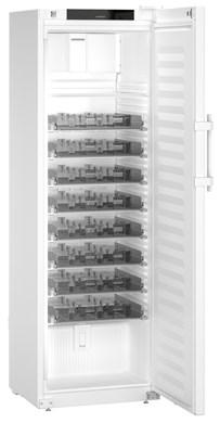 Liebherr HMFvh 4001 pharmaceutical refridgerator, +5 °C, 394 L, (mm) 597 x 654 x 1884, with medicine drawers, fan-assisted cooling, compliant with DIN 13277, steel door Liebherr HMFvh 4001 pharmaceutical refridgerator, +5 °C, 394 L, (mm) 597 x 654 x 1884, with medicine drawers, fan-assisted cooling, compliant with DIN 13277, steel door