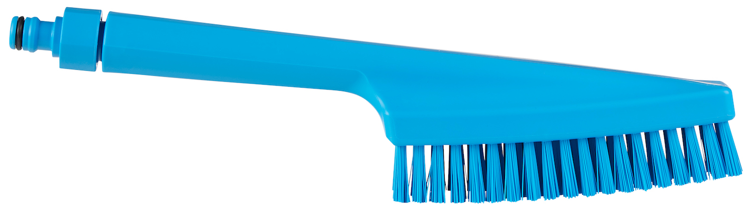 Hand Brush, waterfed, 330 mm, Hard, Blue