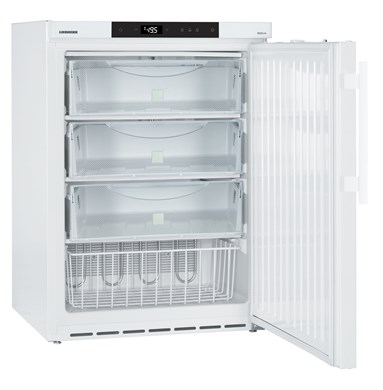 Liebherr LGUex 1500 laboratory freezer, −9 °C ... −26 °C, 129 L, Comfort electronic controller, spark-free interior, steel door