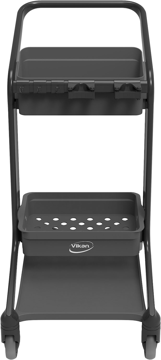 Vikan HyGo Mobile Cleaning Station, 780 mm, Black