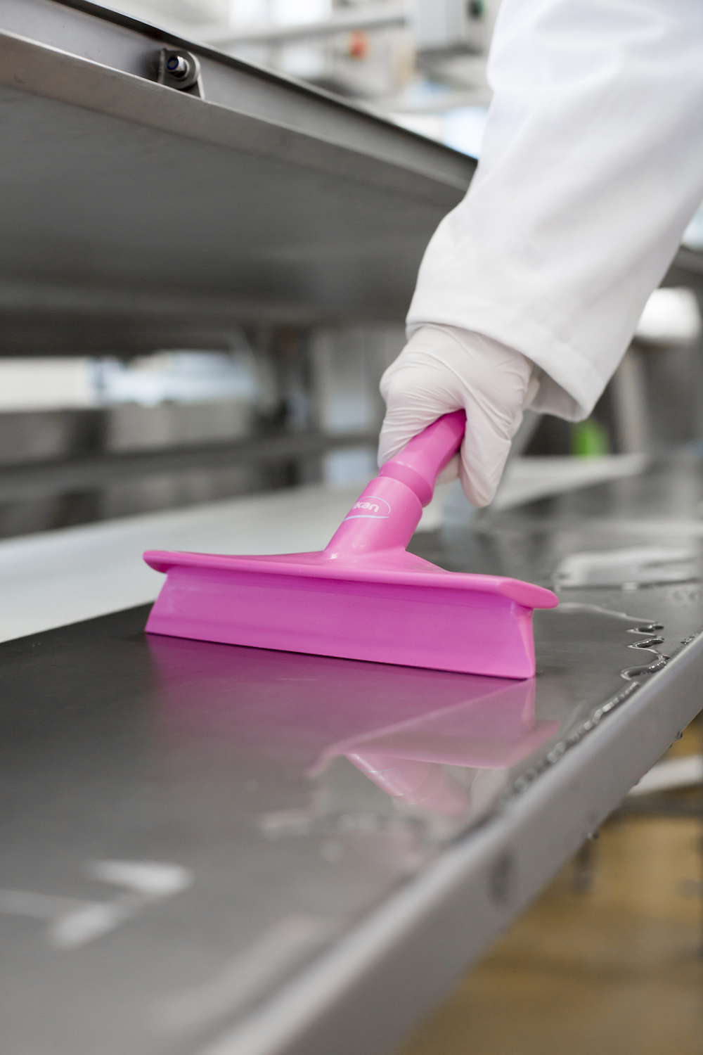 Ultra Hygiene Table Squeegee w/Mini Handle, 245 mm, , Pink