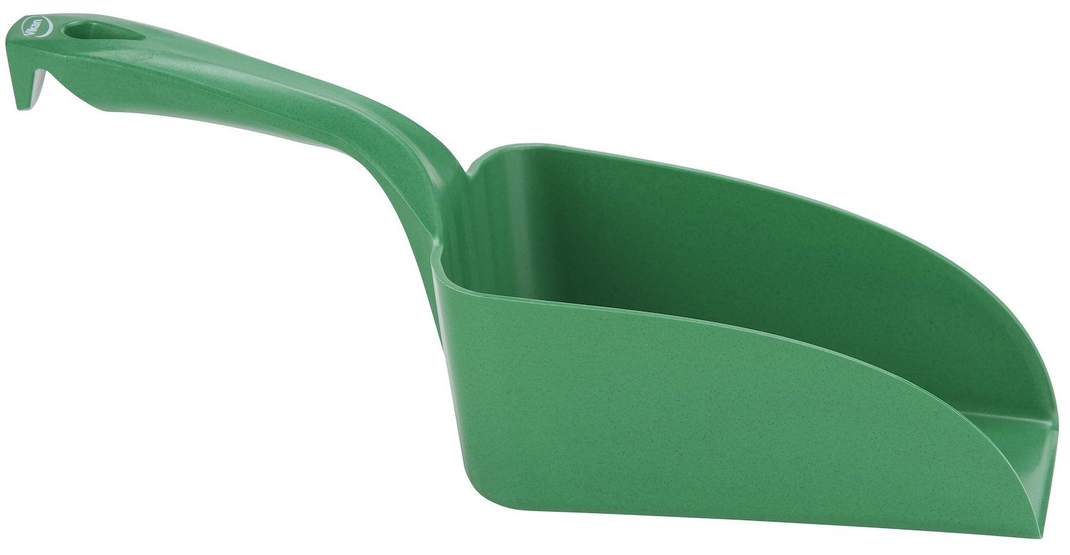 Vikan Hand Scoop, Metal Detectable, 1 Litre, Green