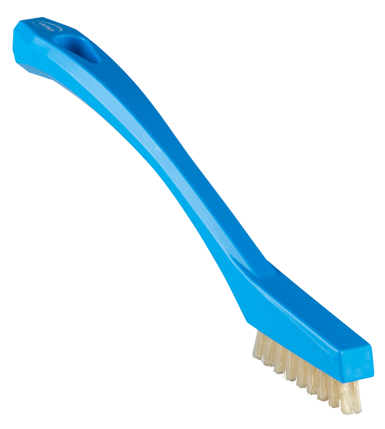 Detail Brush with heat resistant filaments, 205 mm, Very hard, Blue