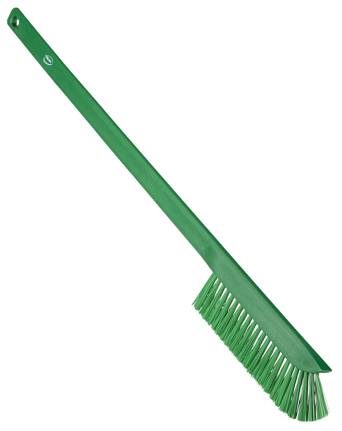 Ultra-Slim Cleaning Brush with Long Handle, 600 mm, Medium, Green