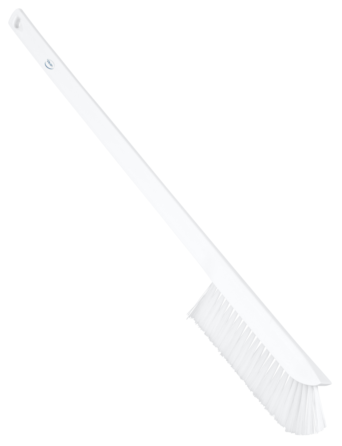Ultra-Slim Cleaning Brush with Long Handle, 600 mm, Medium, White
