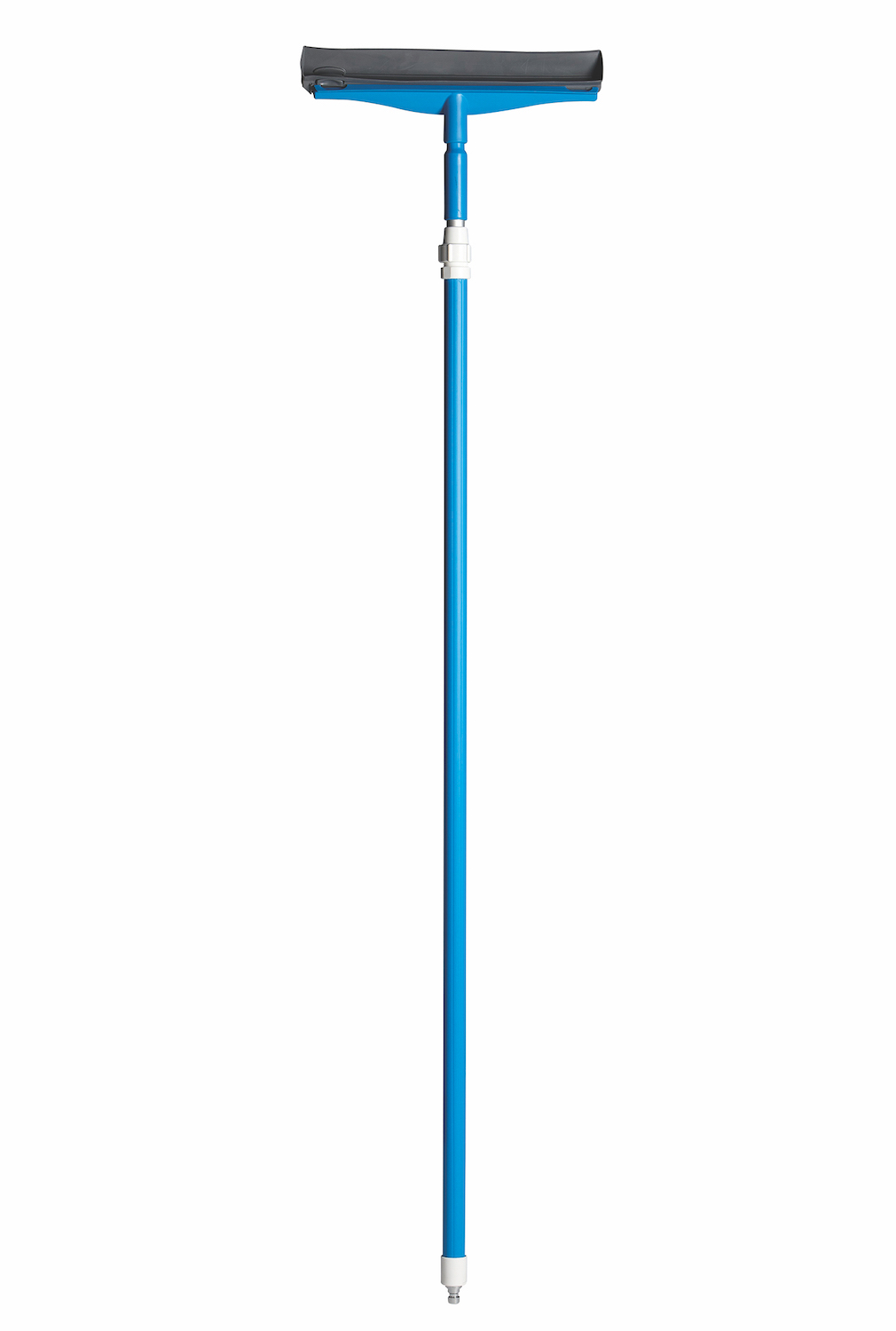 Aluminium Telescopic waterfed Handle w/metal coupling, 1600 mm, , Blue