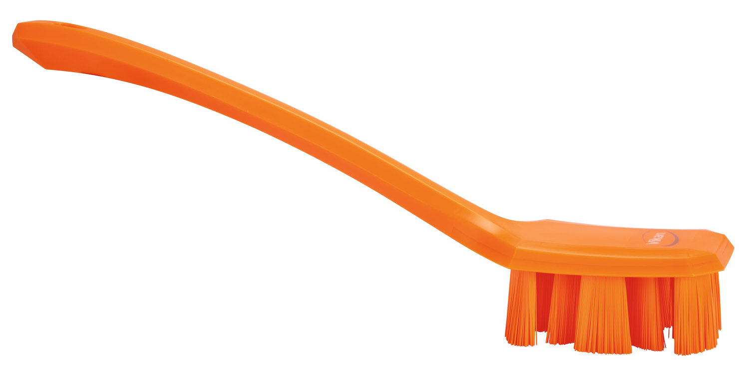 UST Hand Brush w/long Handle, 395 mm,
Hard, Orange