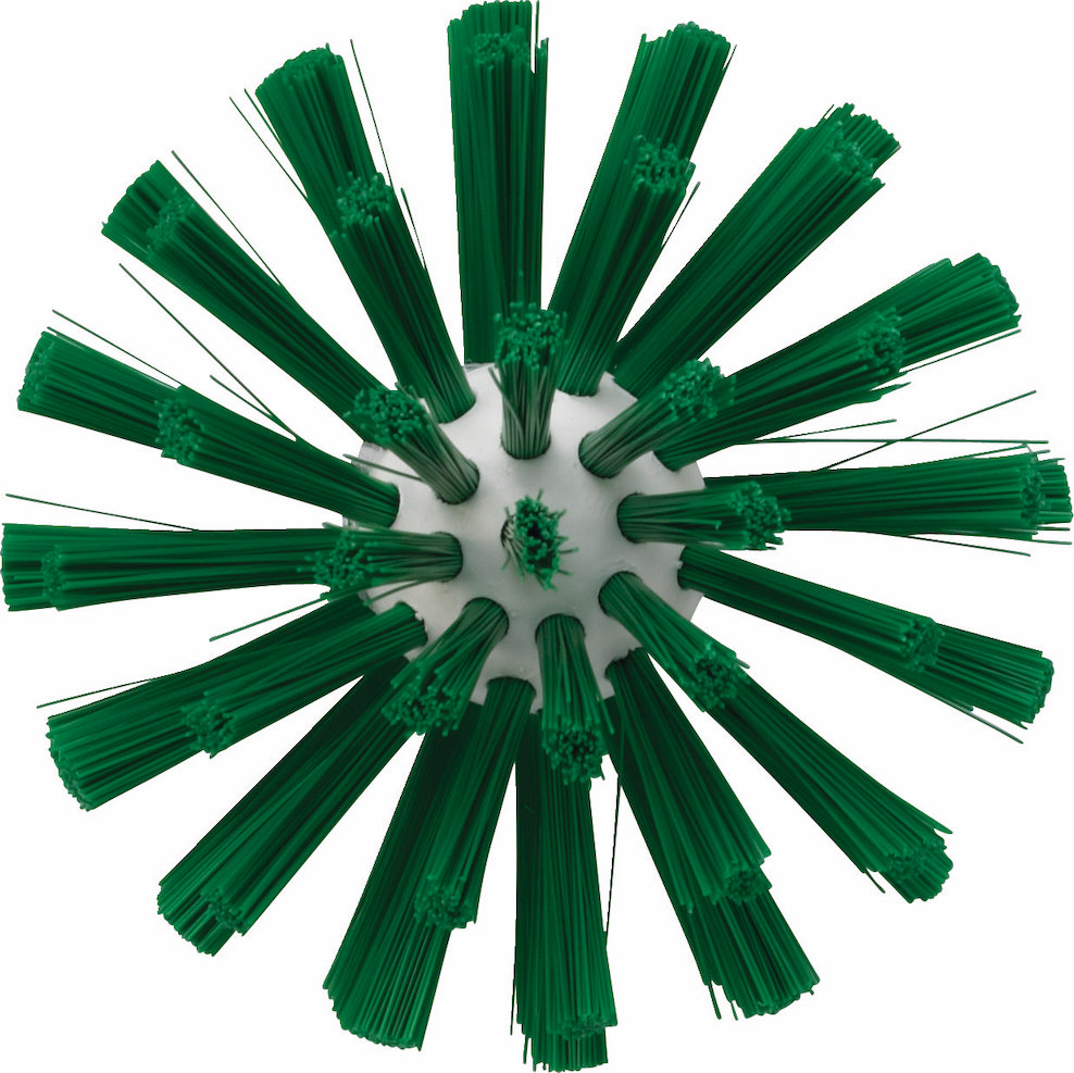 Pipe Cleaning Brush f/handle, Ø90 mm, 160 mm, Medium, Green