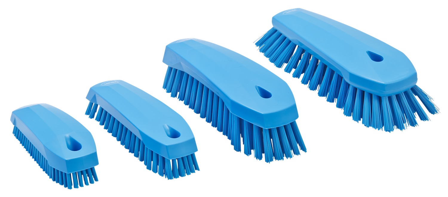 Vikan Hand Brush M, 165 mm, Medium, Blue