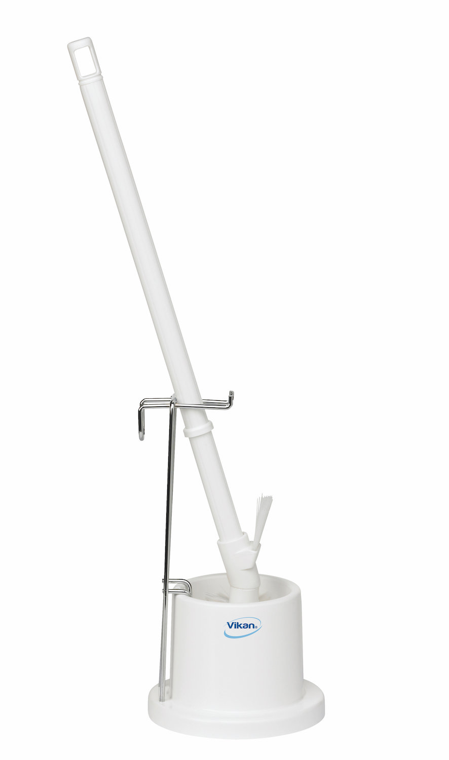 Toilet Brush w/Holder & Wall Bracket, 720 mm, Medium, White
