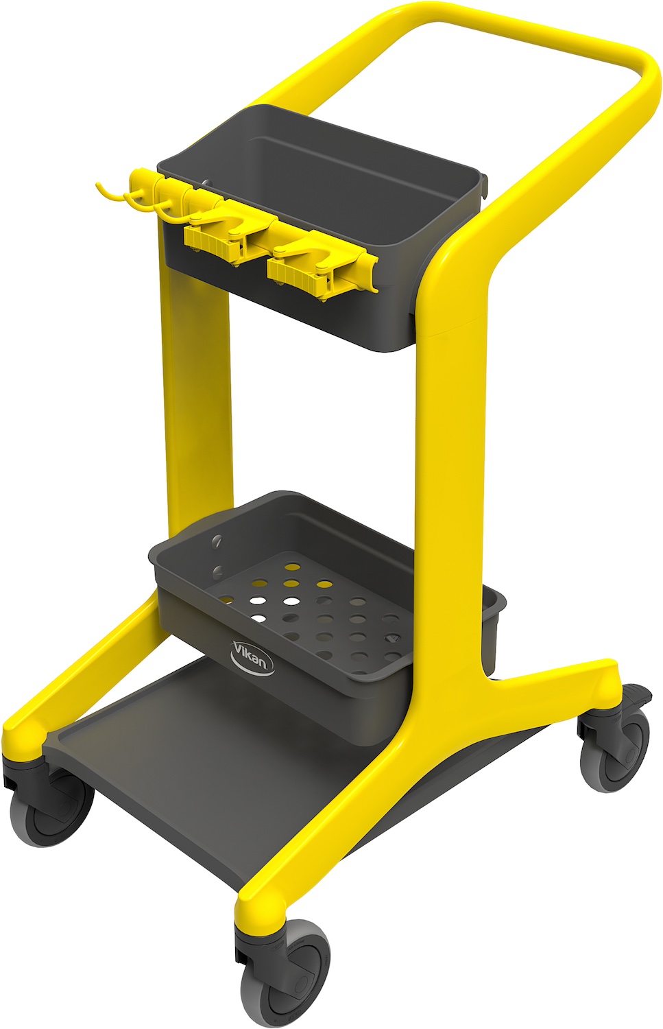 Vikan HyGo Mobile Cleaning Station, 780 mm, Yellow