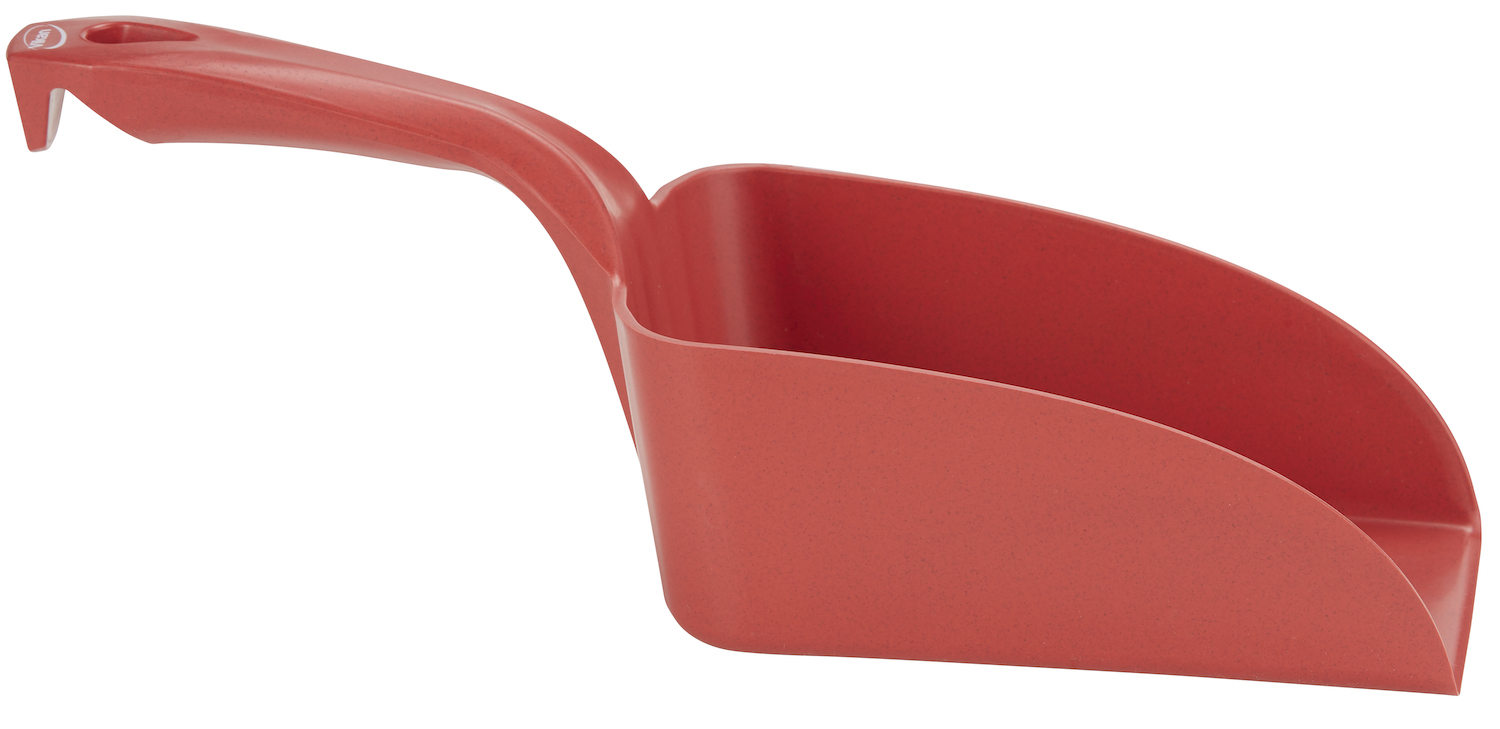 Vikan Hand Scoop, Metal Detectable, 1 Litre, Red