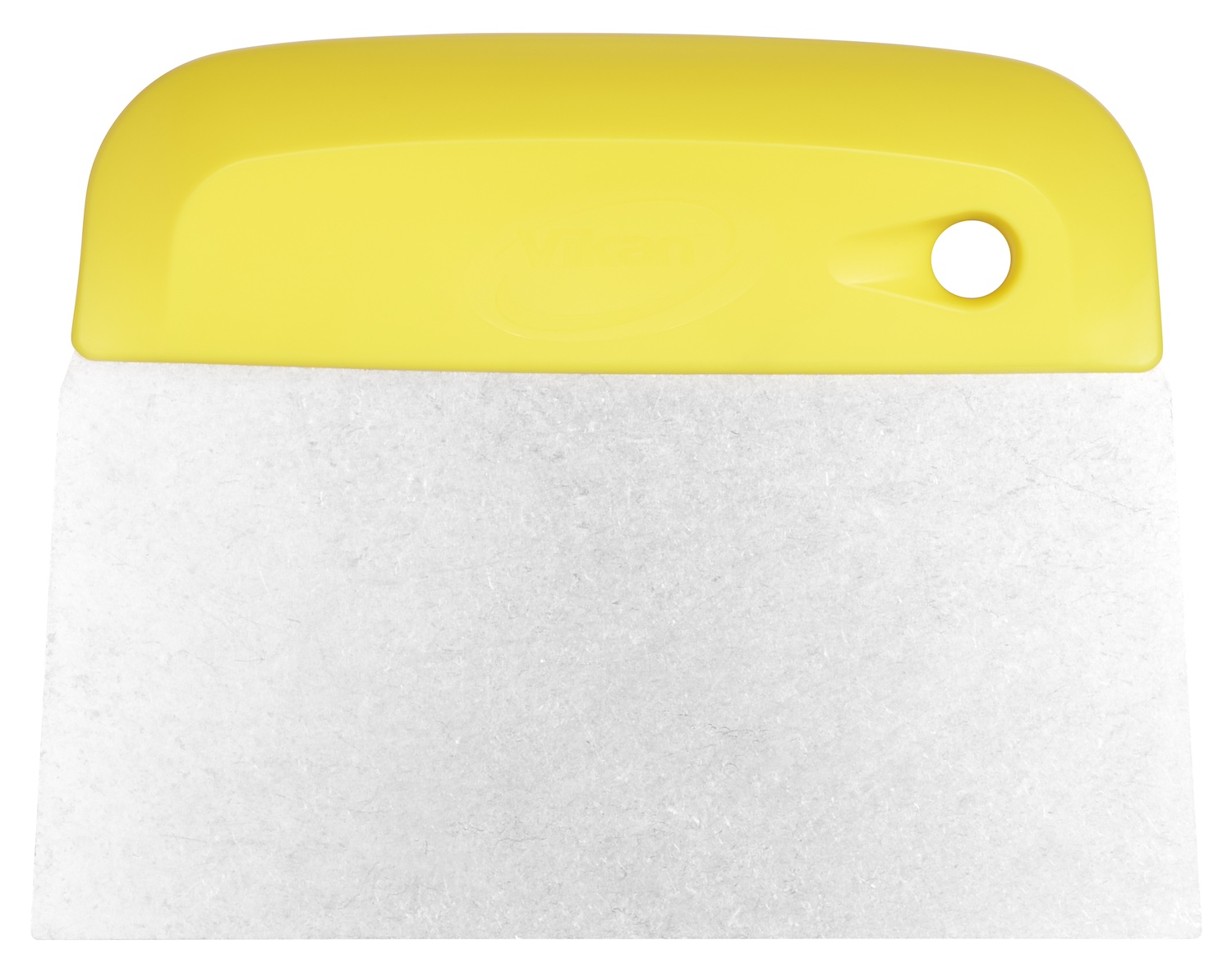 Vikan Dough Cutter/Scraper, Stainless Steel Blade, Flexible, 146 mm, Yellow