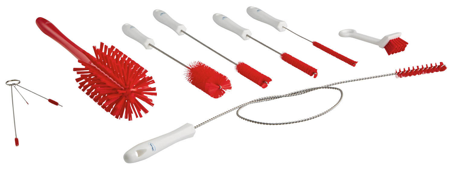 Brush Kit f/Softice Machines, 500 mm, Medium, Red
