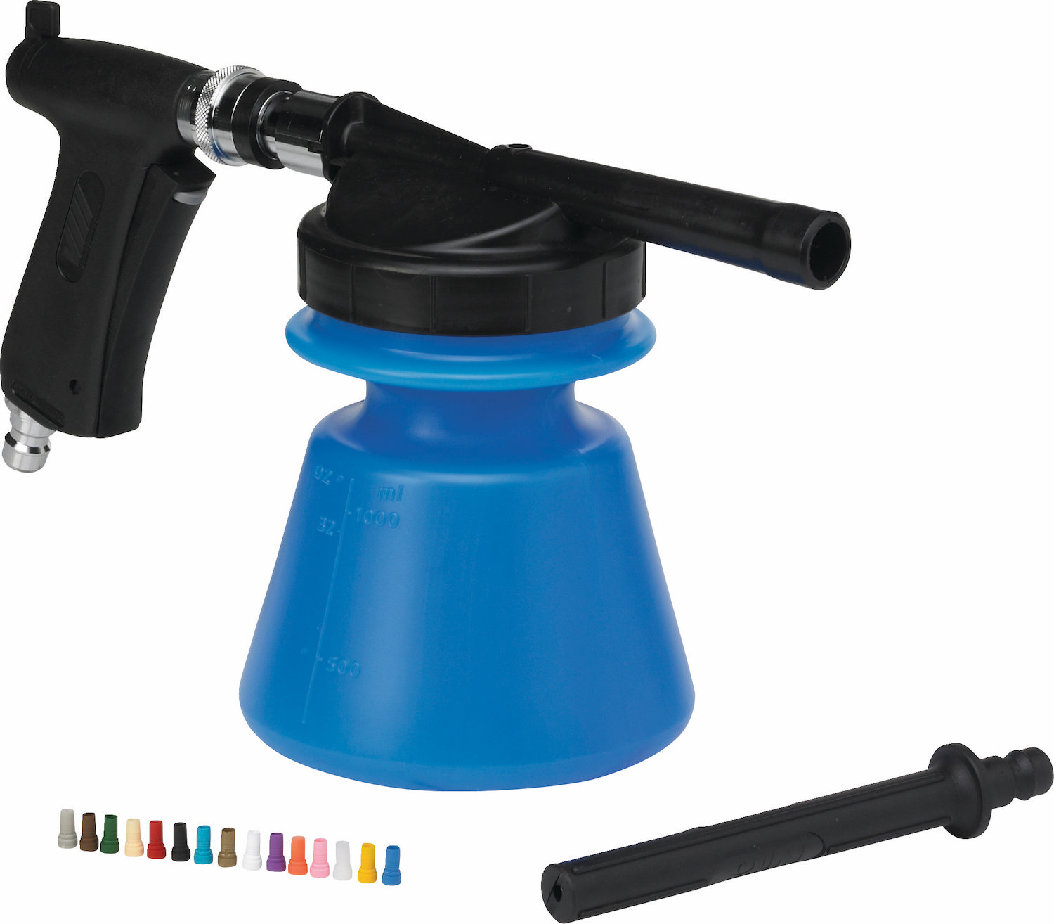 Foam sprayer incl. jet spray, 290 mm, , Blue