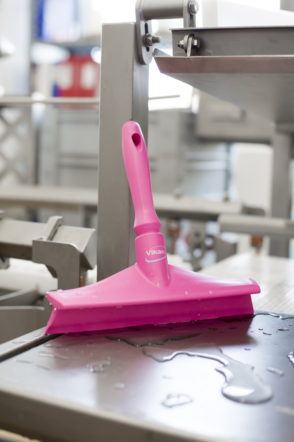 Ultra Hygiene Table Squeegee w/Mini Handle, 245 mm, , Pink