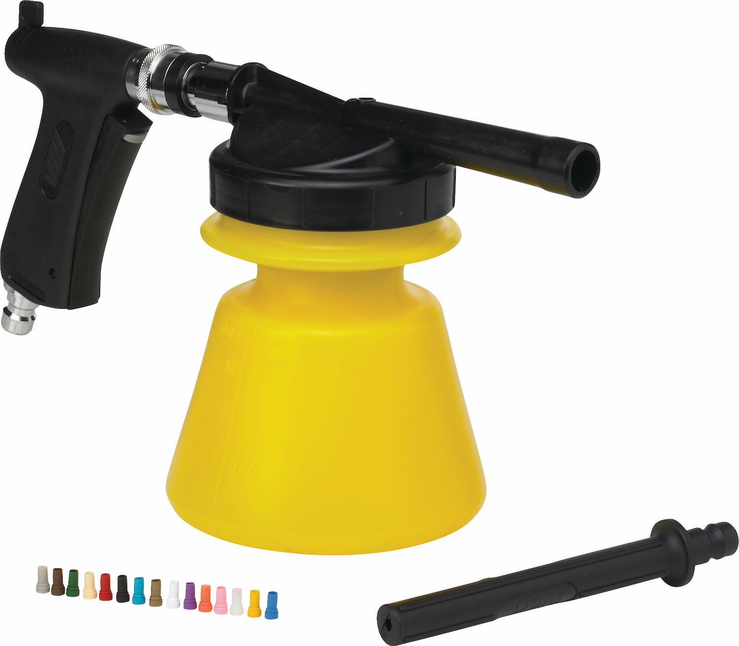 Foam sprayer incl. jet spray, 290 mm, , Yellow