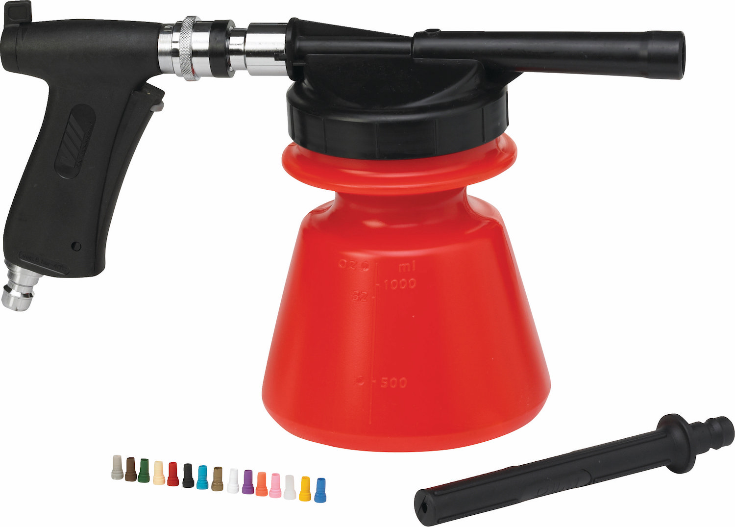 Foam sprayer incl. jet spray, 290 mm, , Red