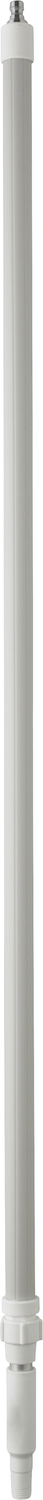 Aluminium Telescopic waterfed Handle w/metal coupling, 1600 mm, , White