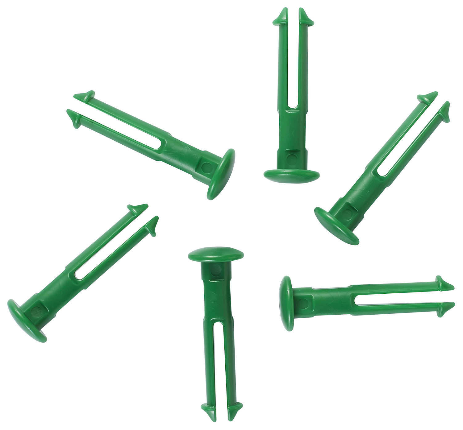 Vikan 6 spare part pins for 1011x & 1013x, Green