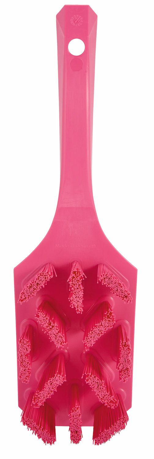 UST Hand Brush w/short handle, 260 mm,
Hard, Pink