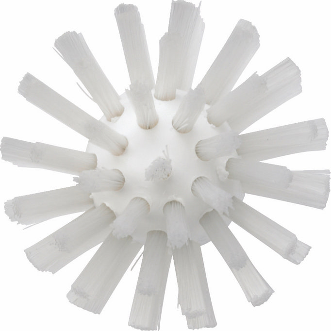 Pipe Cleaning Brush f/handle, Ø63 mm, 145 mm, Hard, White