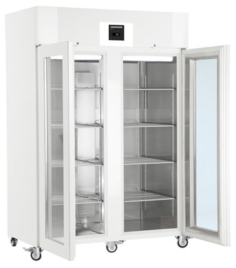 Liebherr LKPv 1423 laboratory refridgerator, 0 °C ... +16 °C, 980 L, Comfort electronic controller, stainless steel inner liner, glass door
