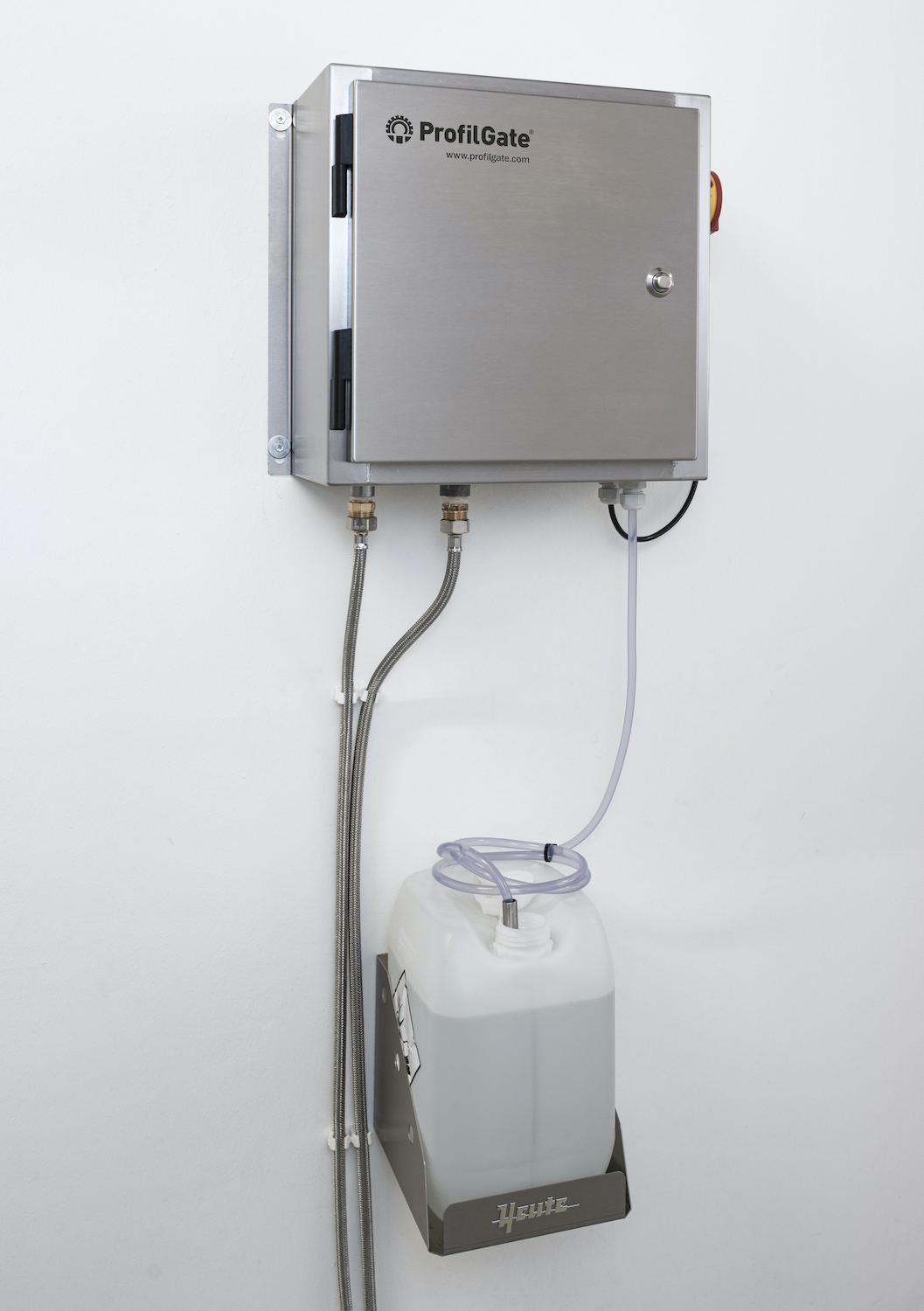 ProfilGate® Aqua Dosing Station, WHD (mm) 400 x 400 x 200, 1 x 3/4" intake pipe, 1 x 1/2" filling pipe