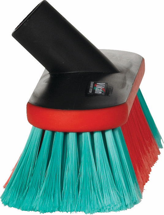 Vehicle Brush, waterfed, 230 mm, Soft/split, Black