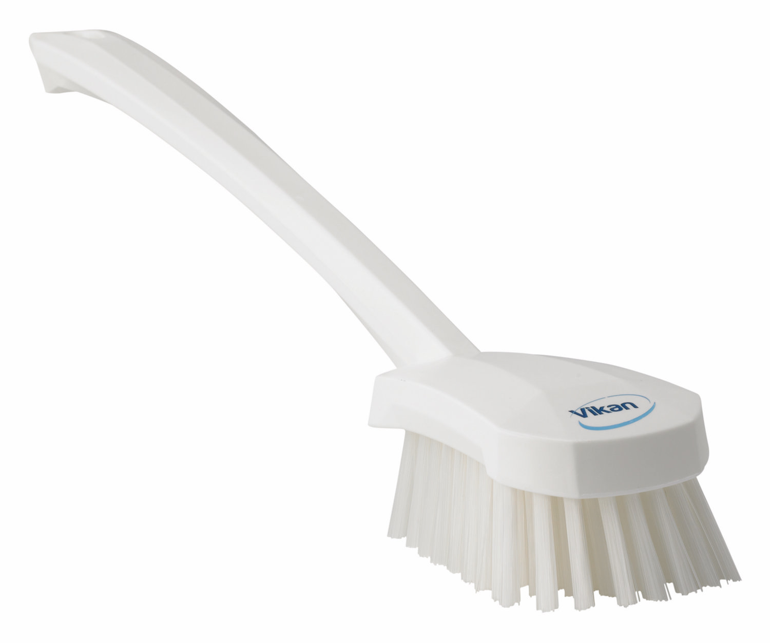 Vikan Washing Brush w/long handle, 415 mm, Hard, White